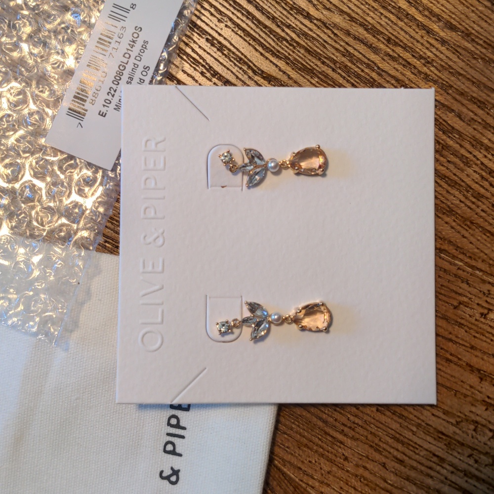 Olive and Piper Mini Rosalind Drops Earrings